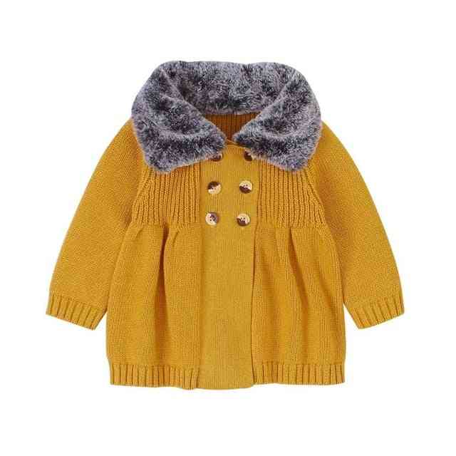 Baby Sweaters Cardigans Winter Warm Knitted - Newborn Jackets Coats Long Sleeve