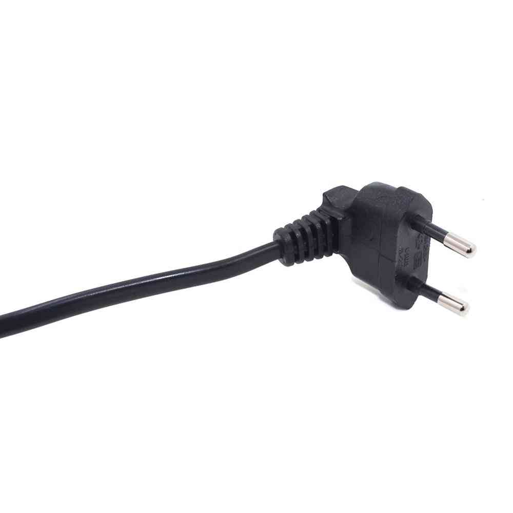 Cee7/16 To Iec320 C7 Angle Converter, Extension Cable For Samsung, Philips, Sony, Led Tv