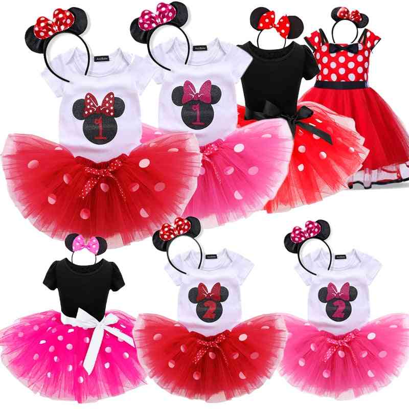 Baby Girls 1st Birthday Outfit Fancy Tutu Costume Dresses for Kids Party Clothes Girl 1 2 years