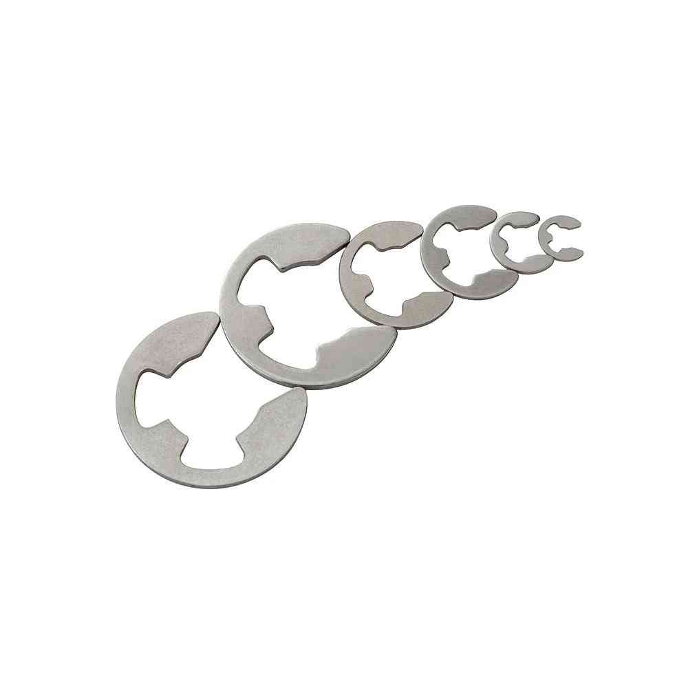 M1.5-m6 304 Stainless Steel C-type Elastic Seals Snap Retaining Washers Circlip O Ring Kit