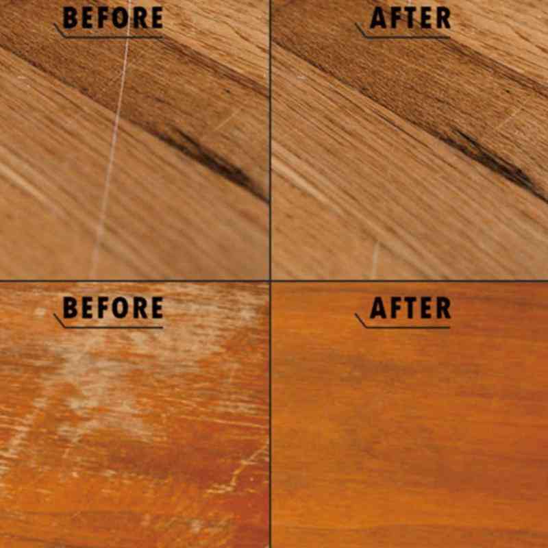 Gulv træ reparation lim maling møbler ridse agent husholdningsartikler pleje -