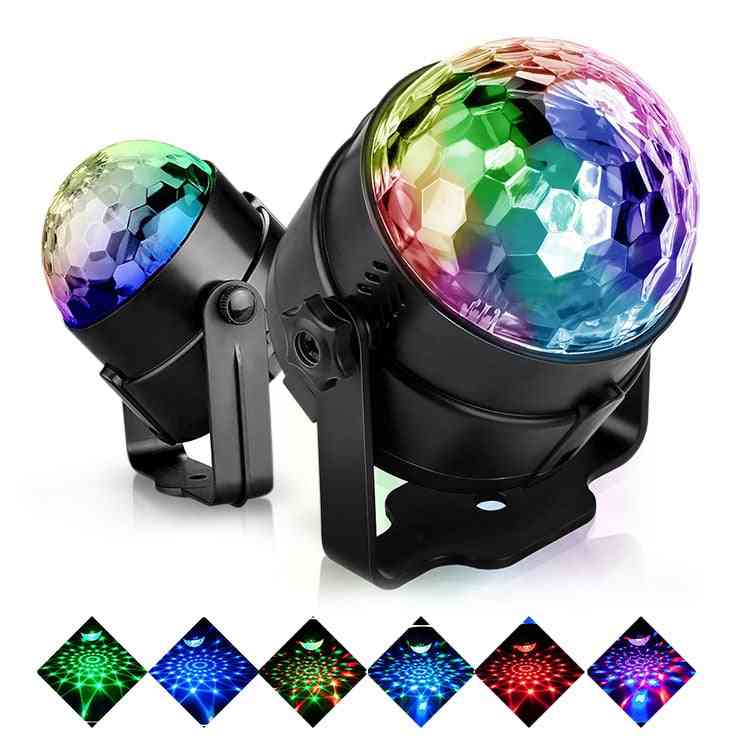3w Dj Strobe Led Disco Ball -sound Activated Laser Projector With Remote Control