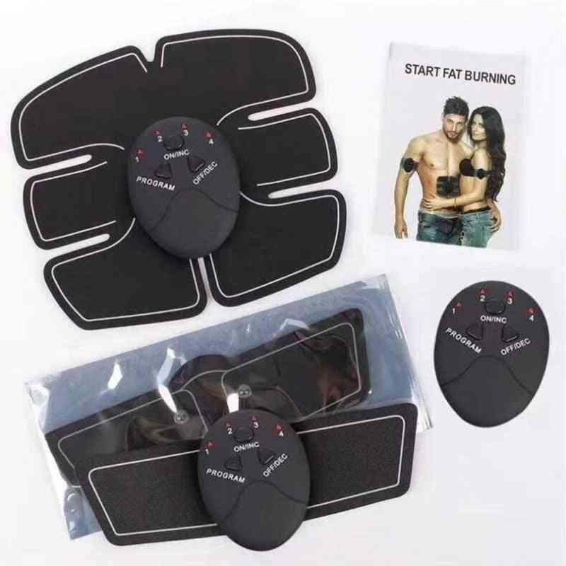 Automatically Muscle Stimulator Body Slimming Sticker, Arm Hip Abdominal Exerciser Training Device