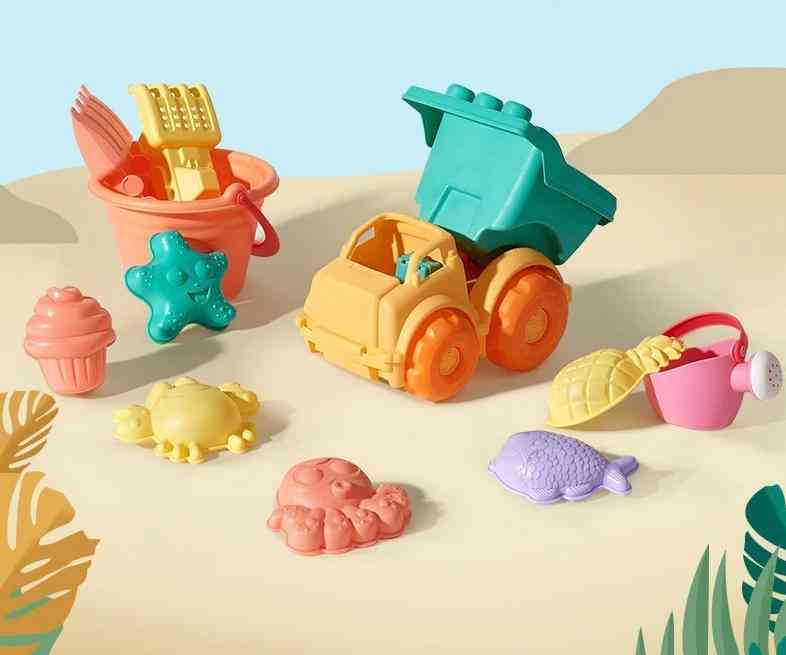 Soft Silicone Beach Toy For -bucket Tool Rack