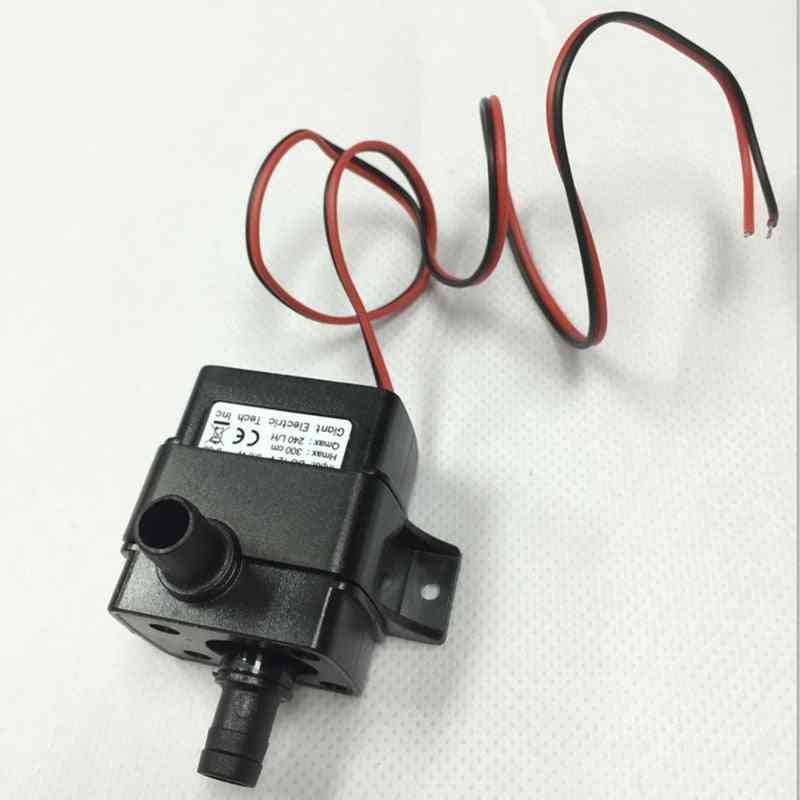 Ultra-quiet Dc 12v/4.2w/240l/h Flow Rate, Waterproof Brushless Water Pump