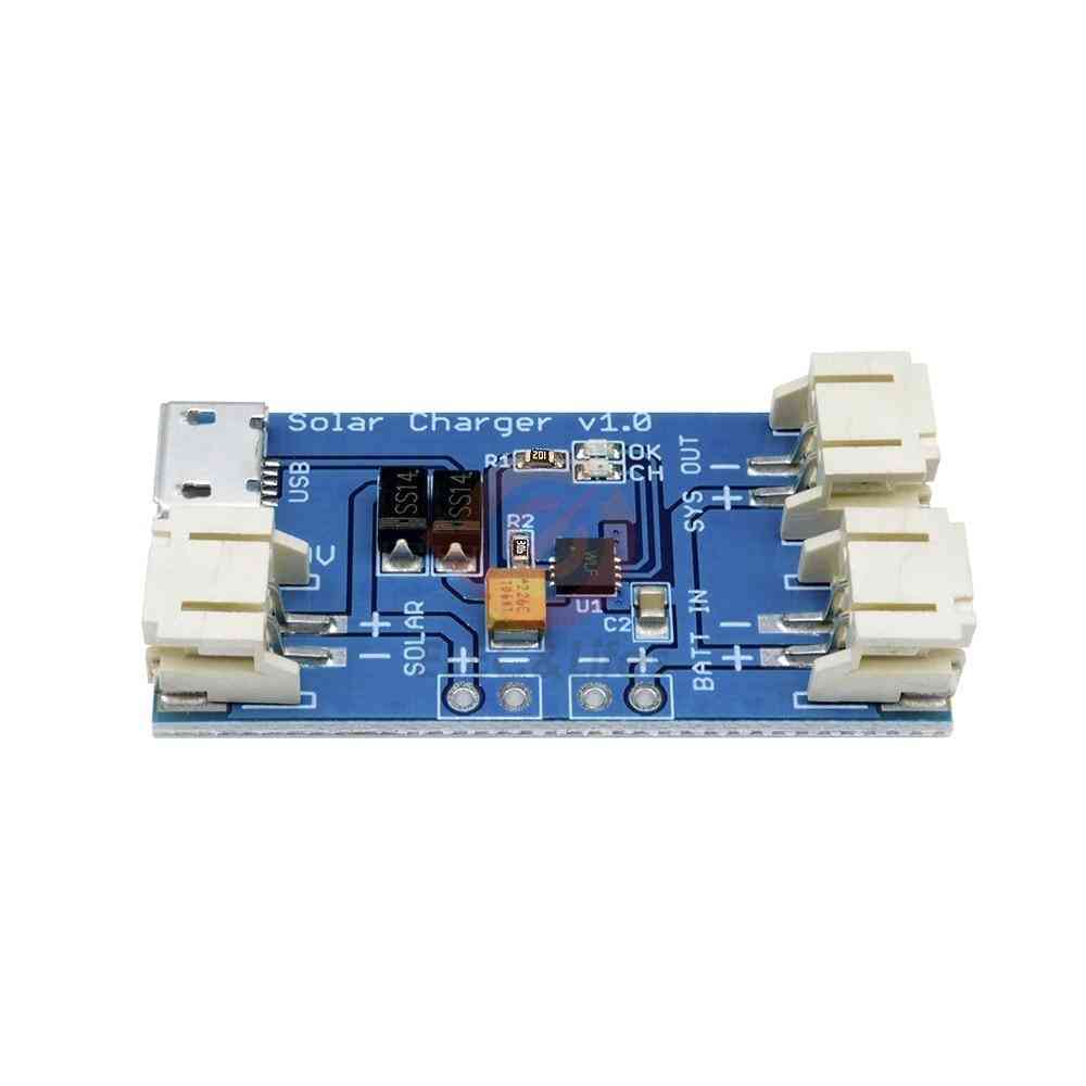 Mini Solar Lithium Battery Board, 2-pin Jst Connector