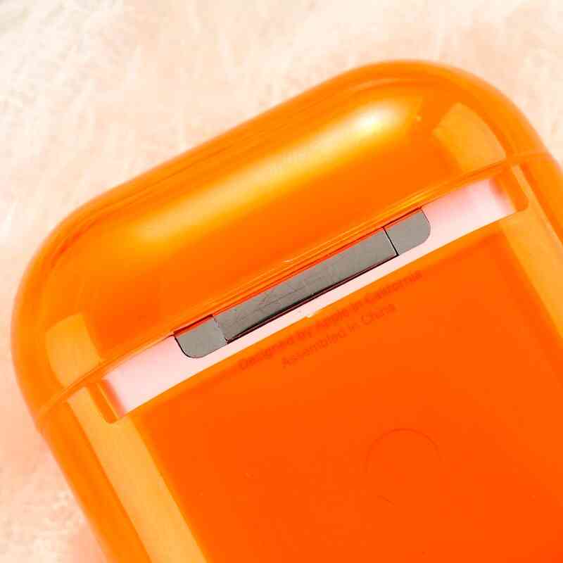 For Airpods, Case Candy Color Transparent Cover
