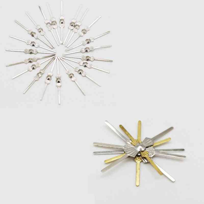 Luster dijelovi svjetiljke kristalna perla metalni konektor leptir igla