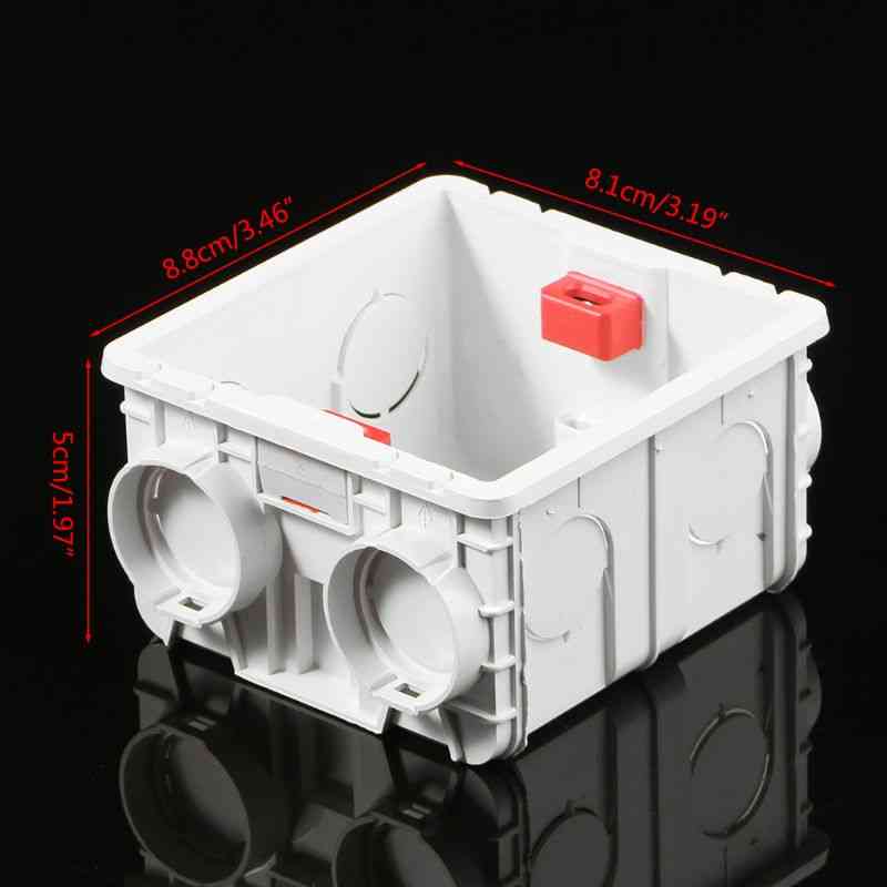 86-type Pvc Junction Box-wall Mountmswitch Socket Outlet