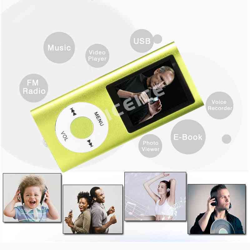 Mp3 musikspelare med FM radio video e-bok med micro SD-kort hifi