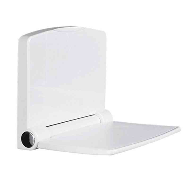 200kg Bearing Folding Bathroom Stool Wall Mounted Toilet Seat- Household Shower
