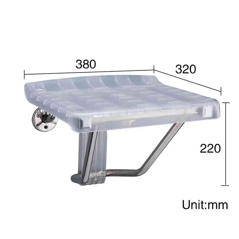 Wall Mounted Shower Seats, Abs Plastic And Stainless Steel Bath Bench Chairs