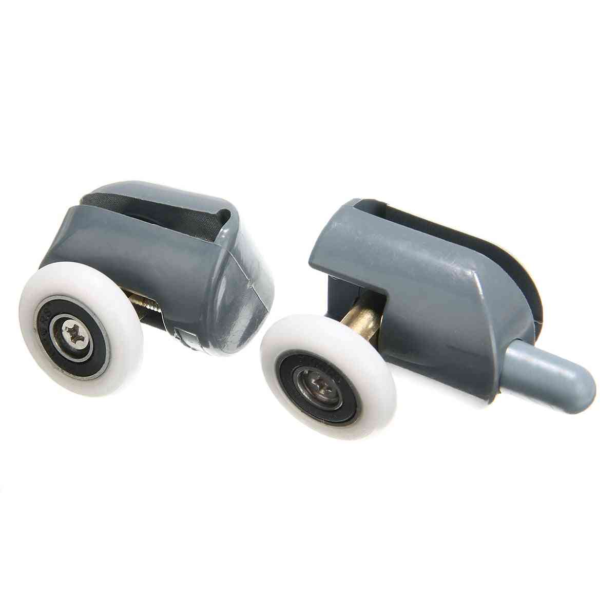 8 unidades / conjunto de rodas de rolos de banheiro corredor de rodas de rolos de banho - acessórios para banheiro, com conjunto de blocos de 23 mm