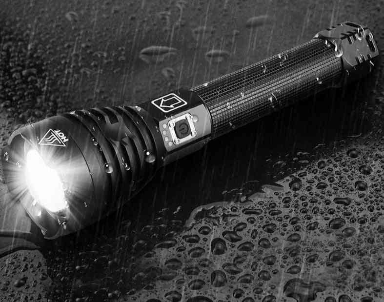 Xhp90 led фенерче, мащабируем usb-акумулаторен дисплей на мощността, мощна горелка 18650/26650 ръчна светлина
