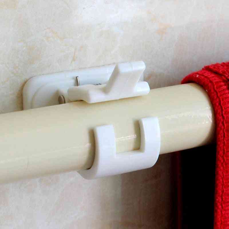 Ragasztó zuhanyfüggöny rudak törülközőrúd kampók bilincsek szervezett tároló állvány korlát tartó