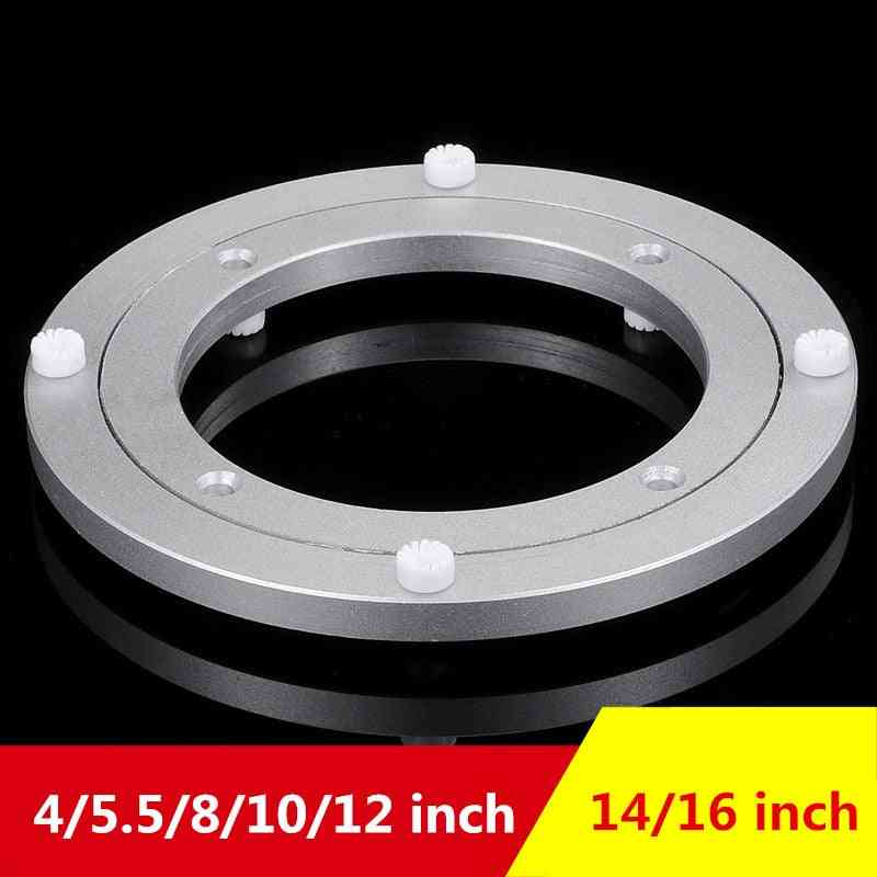 Aluminum Alloy Small Turntable Plate, Table Smooth Swivel Bearing