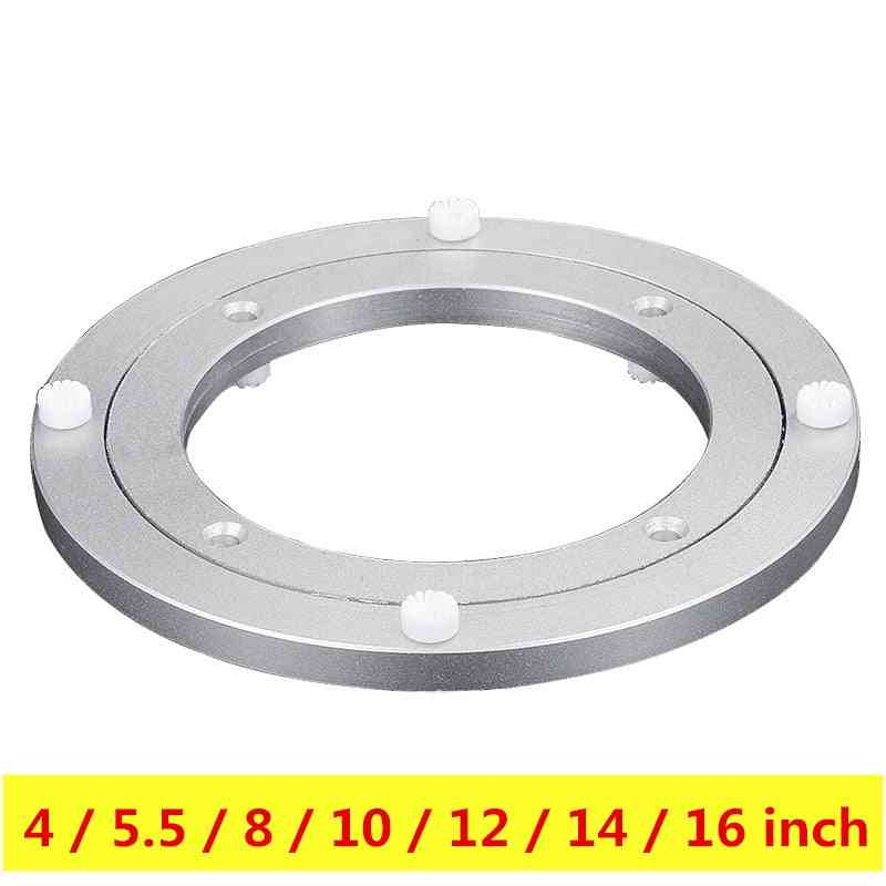 Aluminum Alloy Small Turntable Plate, Table Smooth Swivel Bearing