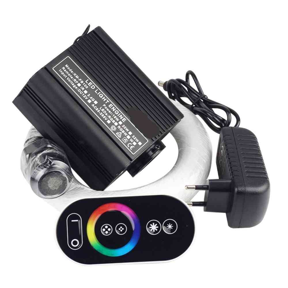 16w RGB Glasfaser Sternlicht Decken-Kit, LED-Leuchten Motor RF Touch-Steuerung