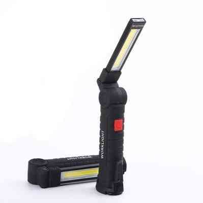 Cob Led Rechargeable Magnetic Torch Flexible Inspection Lamp, Cordless Worklight