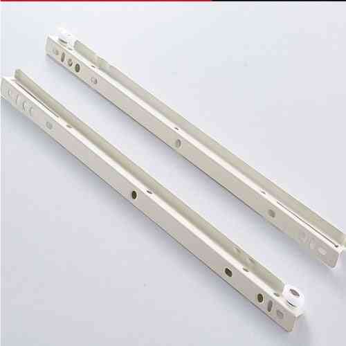 Drawer Track Slides Cabinet Rails Thickening Computer Table Keyboard Roller Pulley Furniture