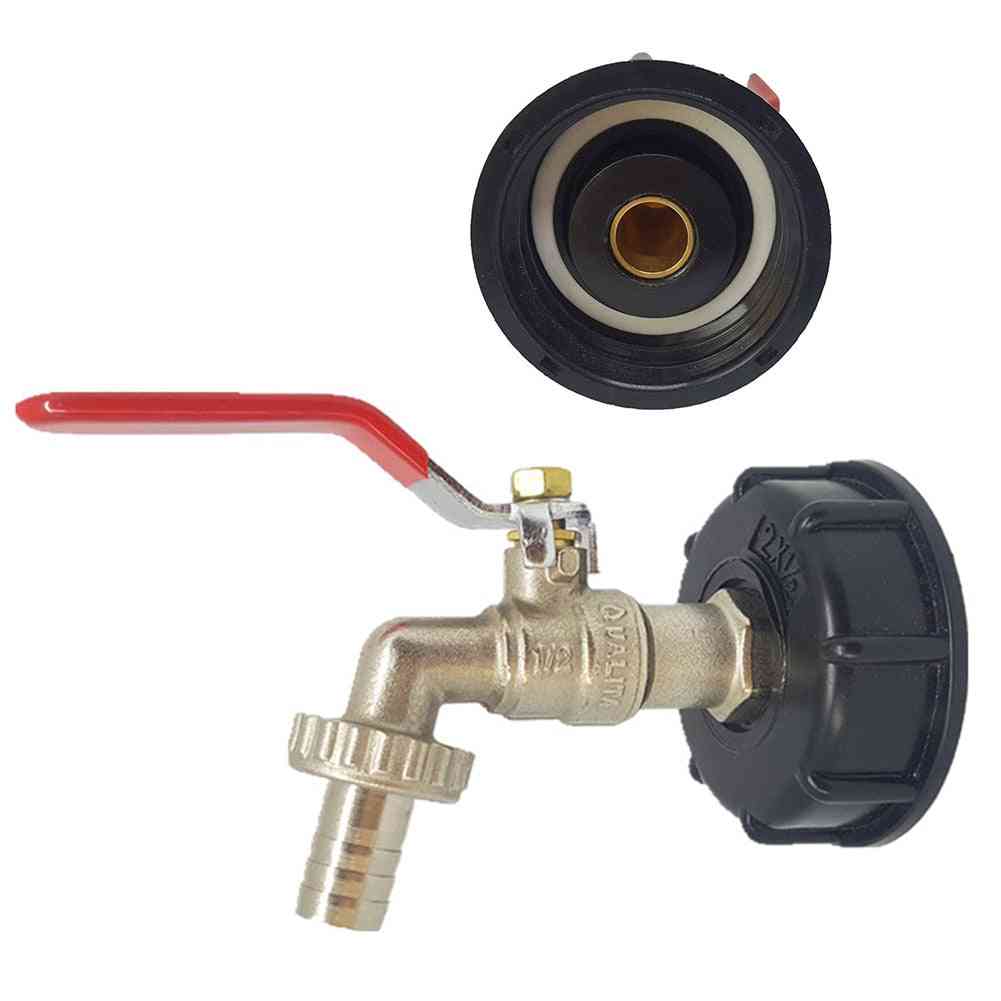 Ibc Tank Adapter To Brass Garden Tap With 1/2