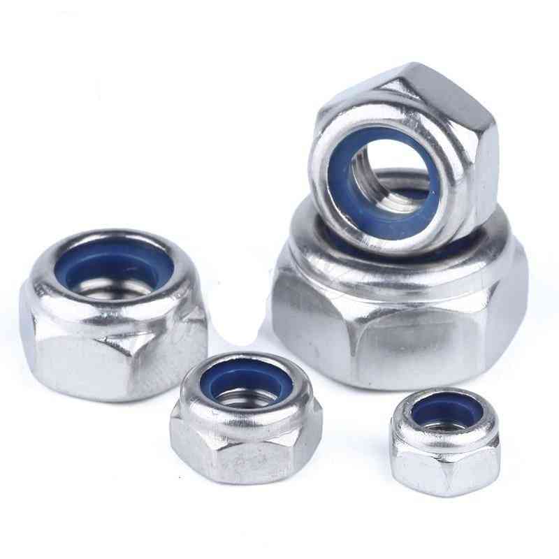 Din985 304-stainless Steel Nylon Self-locking Hex Nuts