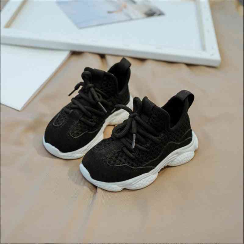 Mesh Breathable, Casual  Lace Up Shoes For Kids