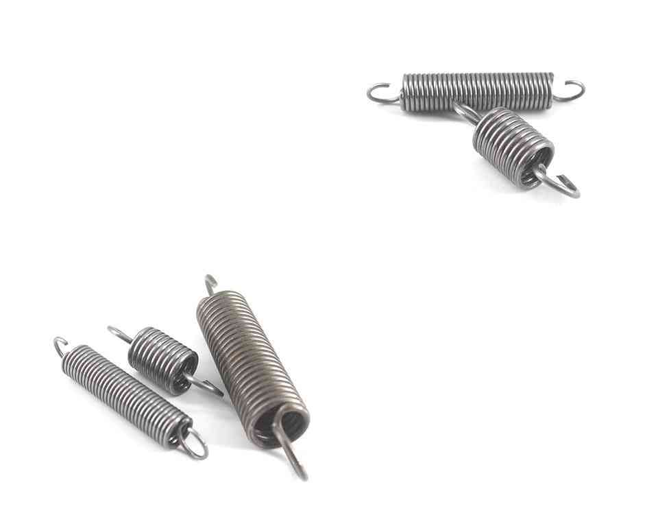 Molle di estensione da 50-100 mm / 2 mm, piccola molla di tensione in acciaio con ganci - 2x14x50 mm