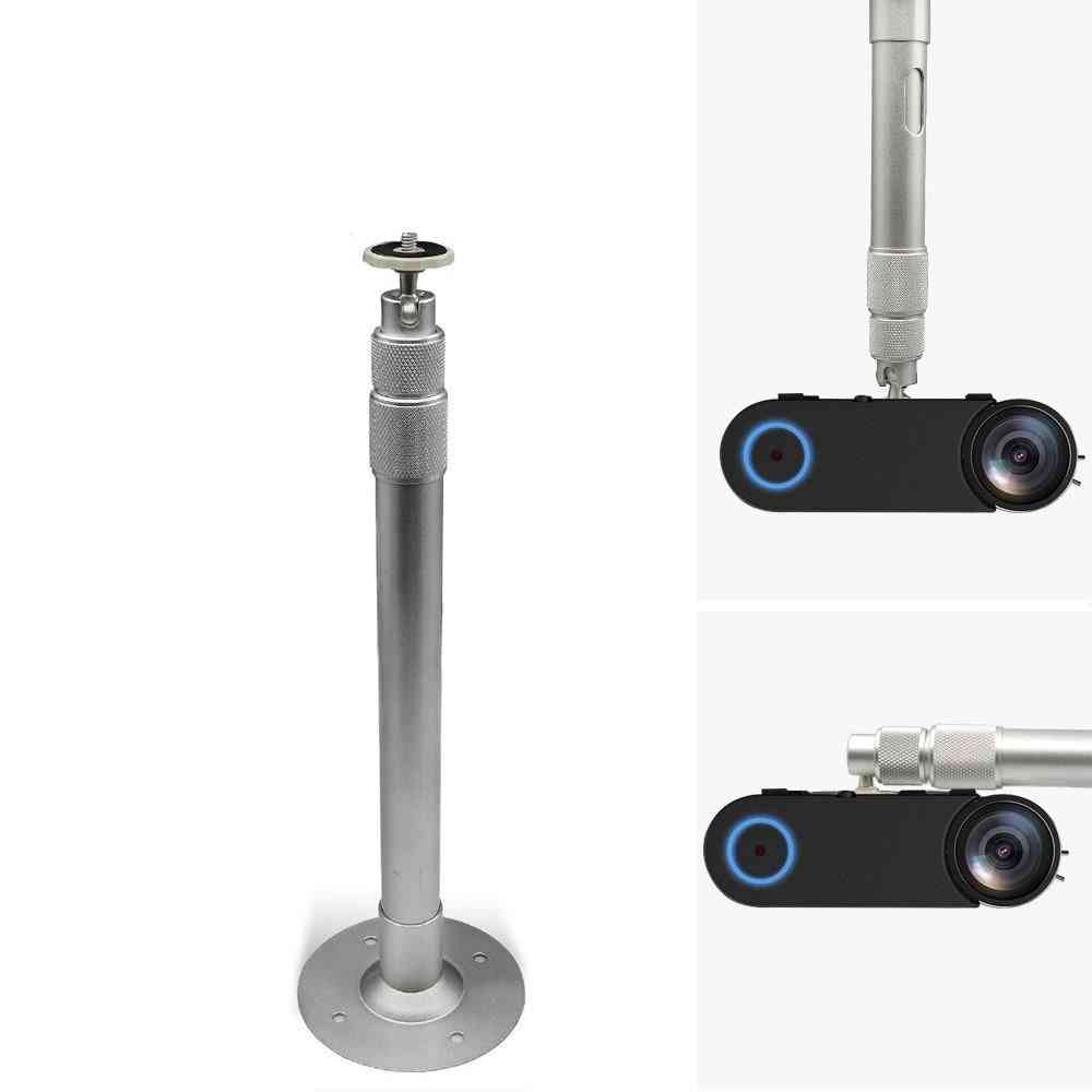 Alu Universal 1/4 Schraube 6mm Projektor Mini Kleiderbügel Deckenhalterung, Flex Halter Ständer - 25cm bis 39cm