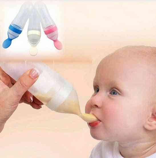 Baby Feeding Toddler Spoon, Bottle Food Feeder Tool