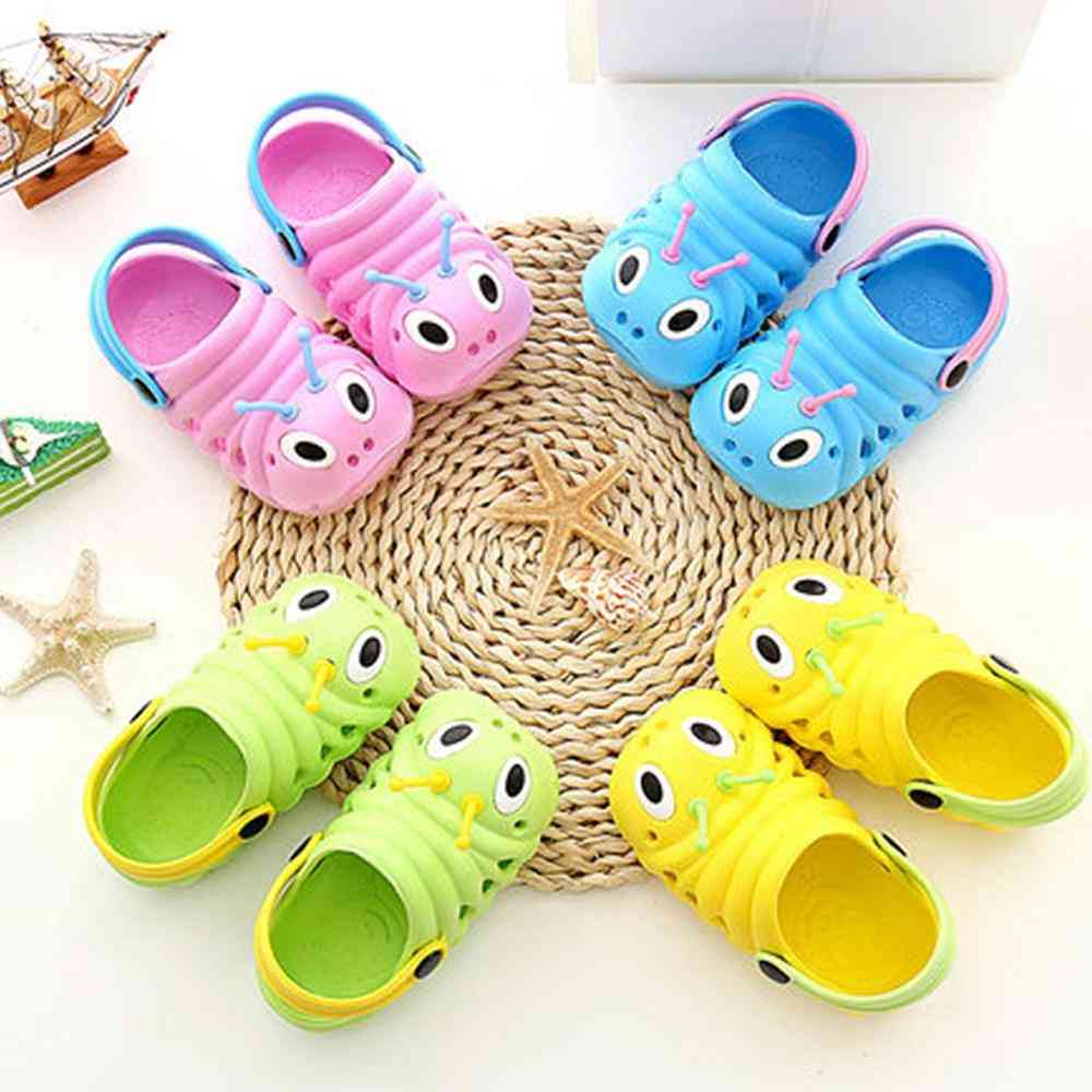 Cute Cartoon Design, Summer Baby Girl Sandals- Beach Slippers