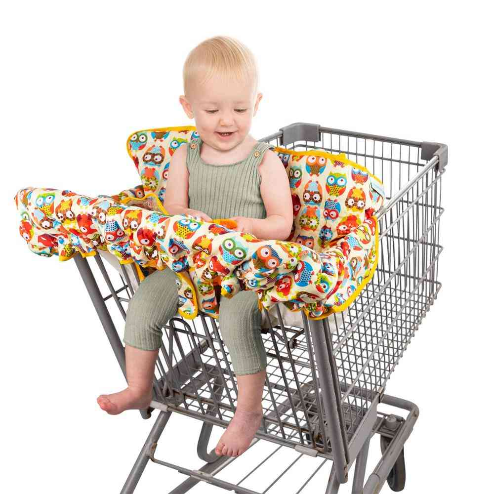 Indkøbskurv dækning beskyttelse baby supermarked indkøbspose - bær spædbarn spisestol måttedæksel - farve 183