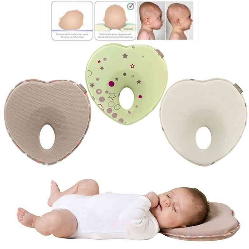 Anti Roll, Flat Head Prevent Memory Foam Pillow For Infants