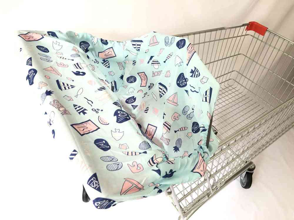 Housse de chariot 2 en 1 / housse de chaise haute pour bébé et enfant en bas âge / enfants - pour chariot de supermarché / couverture de chariot d'épicerie