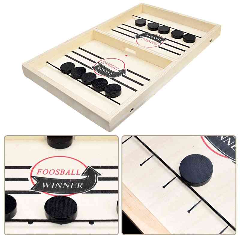 Table Fast Hockey Sling Puck Game - Winner Fun Party Toy