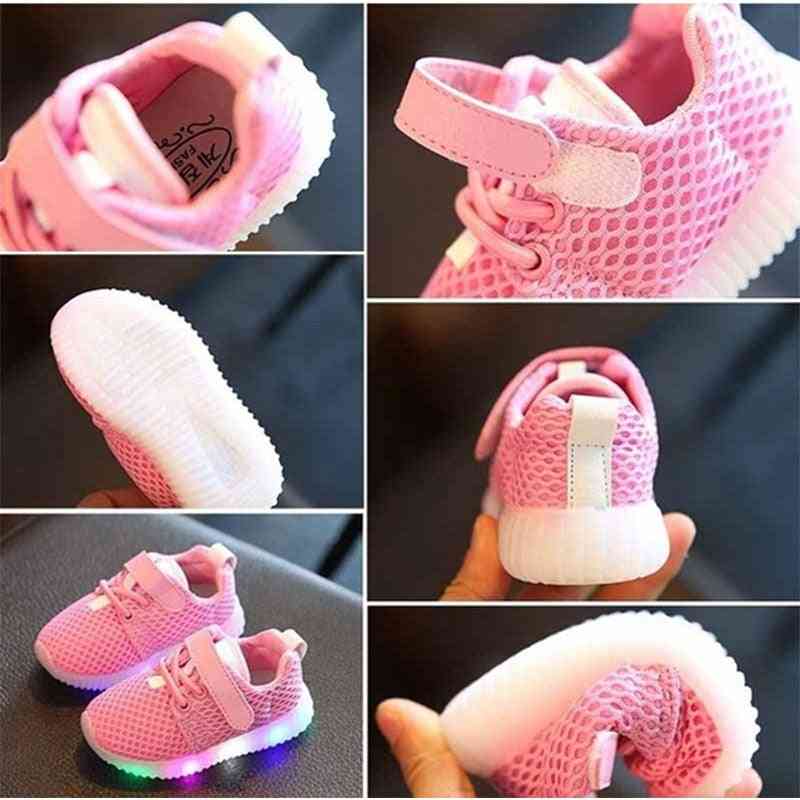 Adidași luminoși cu led, pantofi luminați pentru copii mici, bebeluși, băieți, fete / copii