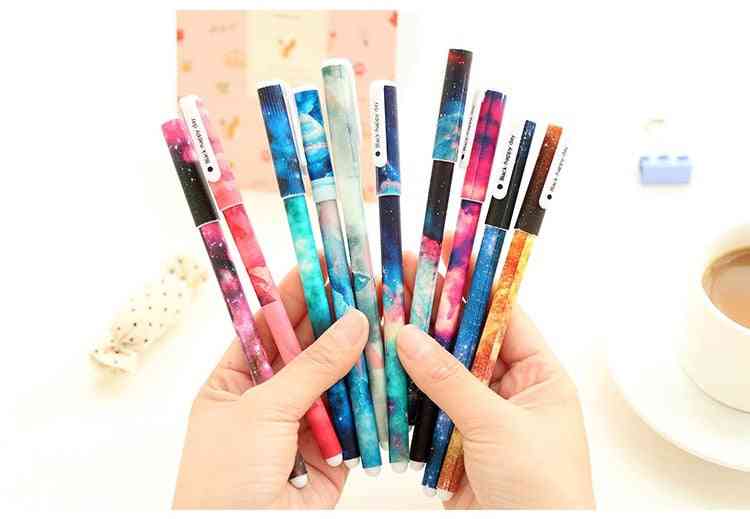 Colorful Printed Gel Pen For School/office Writing Stationary