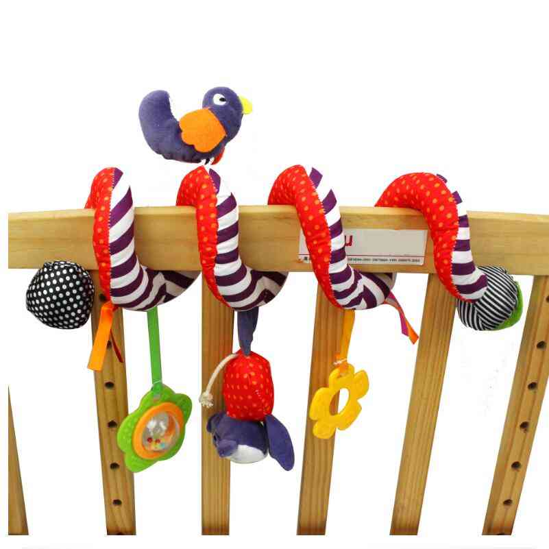 Baby rammelaars mobiles educatief speelgoed voor kinderen bijtring, peuters bedbel, kinderwagen, hangende poppen - een