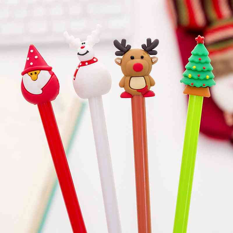 Cute Cartoon Christmas Series Gel Pen For Students