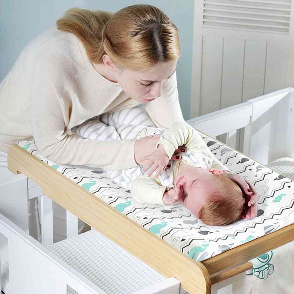 Lençol de bebê esticado capa de troca de fraldas - lençóis de berço de desenho bonito para meninos e meninas recém-nascidos - zld0001-1