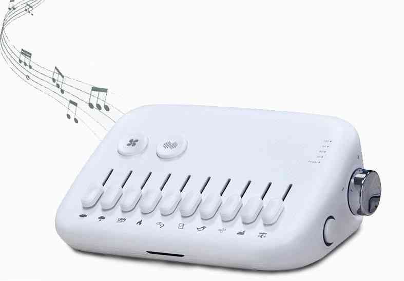 USB újratölthető fehér zajú hanggép, baba alvó monitorok játék