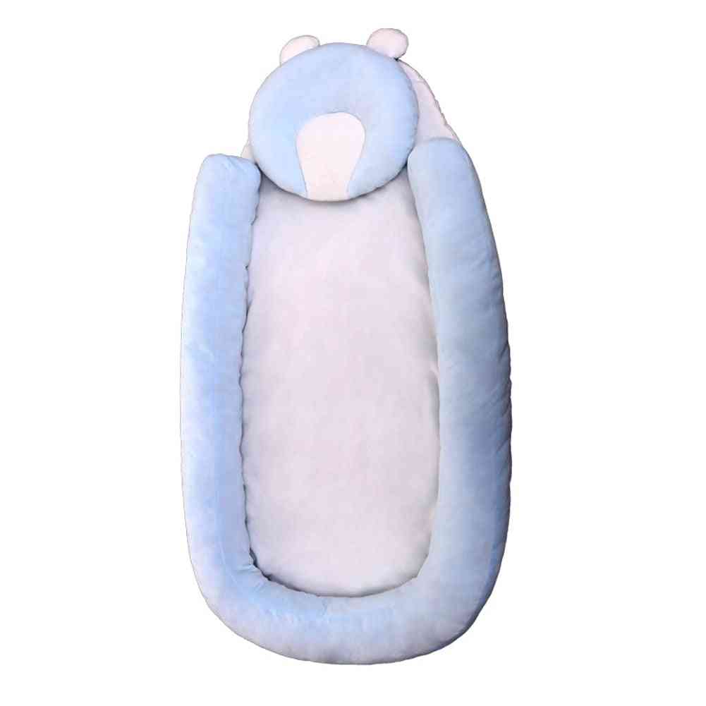 Portable Ultra Soft Infant Lounger Bed Mattress With Removable Pillow
