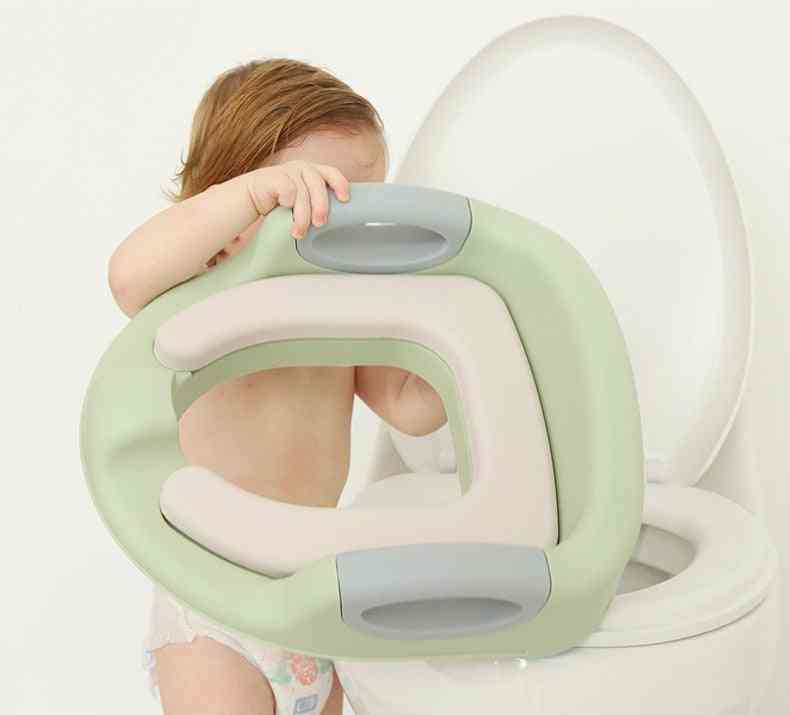 Potty Training Seat For / With Handles, Fits Round & Oval Toilets