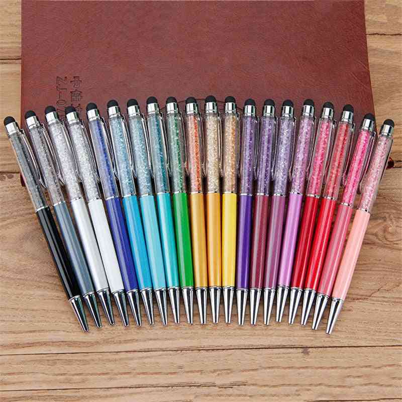 Crystal Ballpoint, Fashion Creative Stylus Touch Pen For Writing