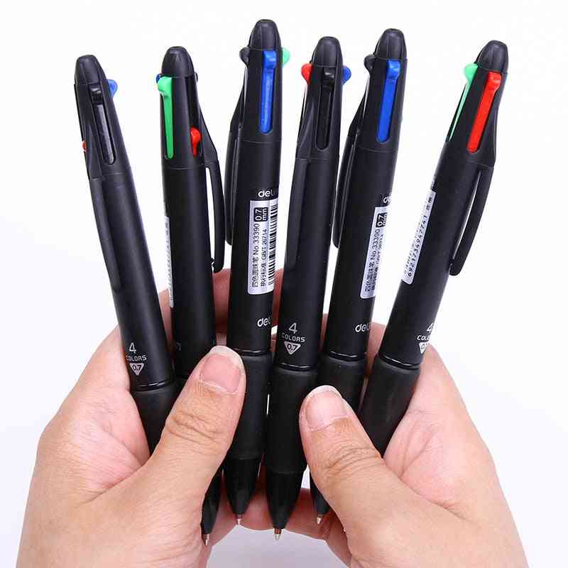 4-in-1 Retractable Ballpoint Pens For Smooth Writing