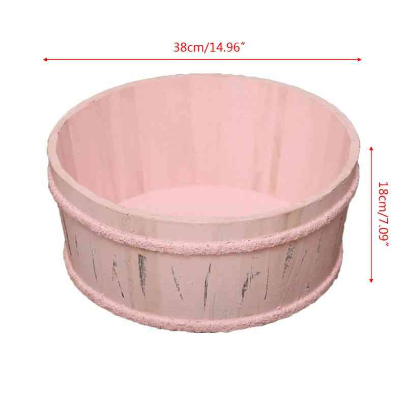 Wooden Basin-newborn Baby Photography Props