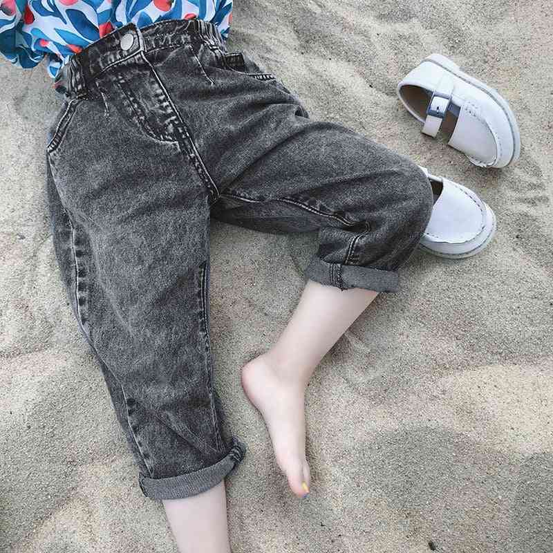 Korean Style Casual Loose Denim Pants