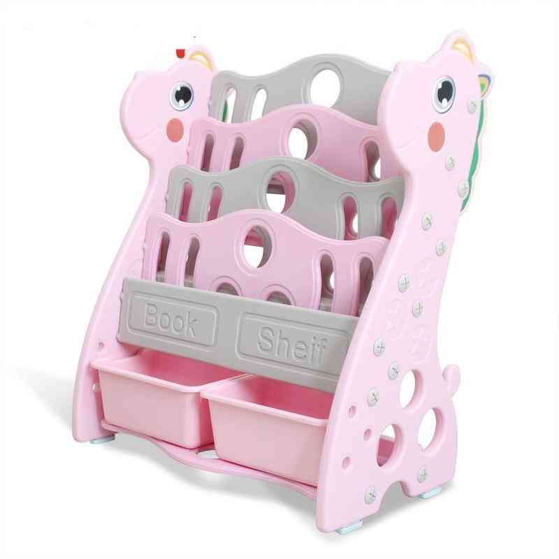 Suelo de estantería para niños / silla giratoria deslizante / caballo mecedora troyano para niños juguetes de jardín de infantes para niños - estantería a