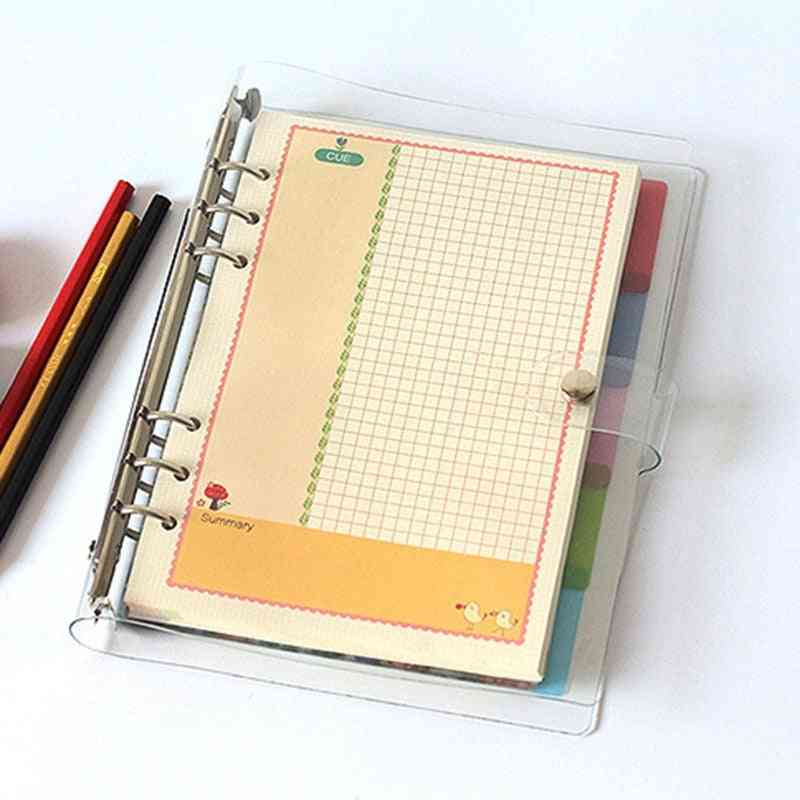 Pvc Notebook  Binder With 6 Holes (a5/a6/a7 )