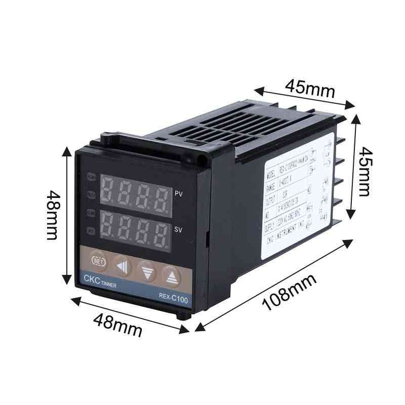 Digital Thermostat-40a Ssr Relay/k Thermocouple Probe/heat Sink